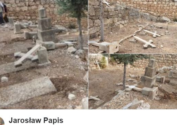  Chrześcijańskie nagrobki zniszczone pod Jerozolimą. Interweniował polski konsul