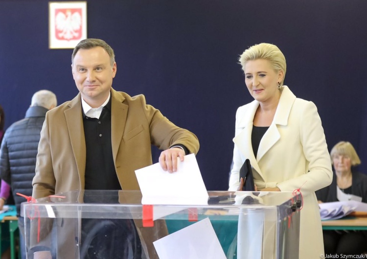Para Prezydencka oddała głosy w wyborach samorządowych