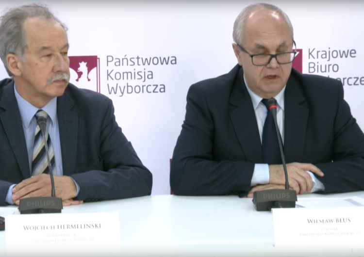  [video] Państwowa Komisja Wyborcza o frekwencji, niedozwolonej agitacji i niszczeniu ogłoszeń