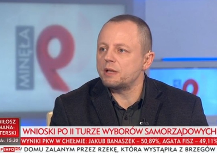 Cezary Krysztopa w TVP Info: Elektorat środka pokazał PiSowi figę, a tradycyjny został zdemobilizowany