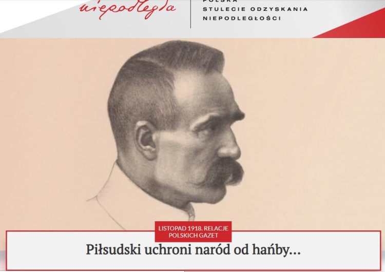 Zespół Tygodnika TVP przygotował specjalną stronę na Stulecie Odzyskania Niepodległości