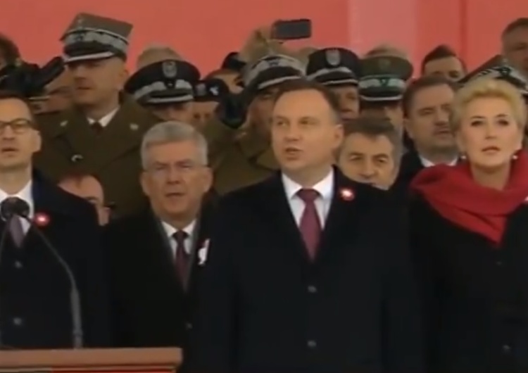  [video] Cała Polska odśpiewała z Prezydentem Hymn Narodowy!