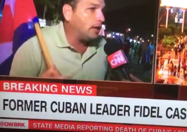 Kubańczyk w CNN o śmierci Fidela Castro: Dla nas to jakby umarł Hitler