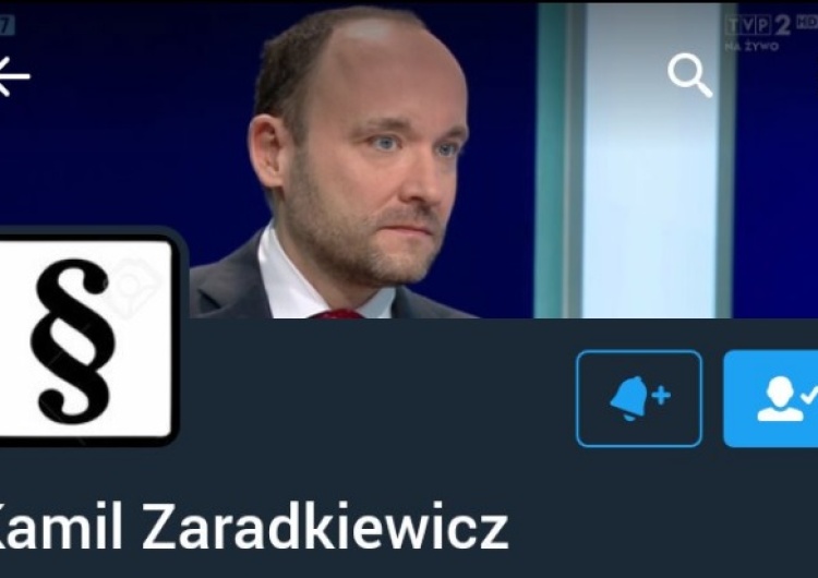  Z Twittera zniknęło konto prof. Kamila Zaradkiewicza