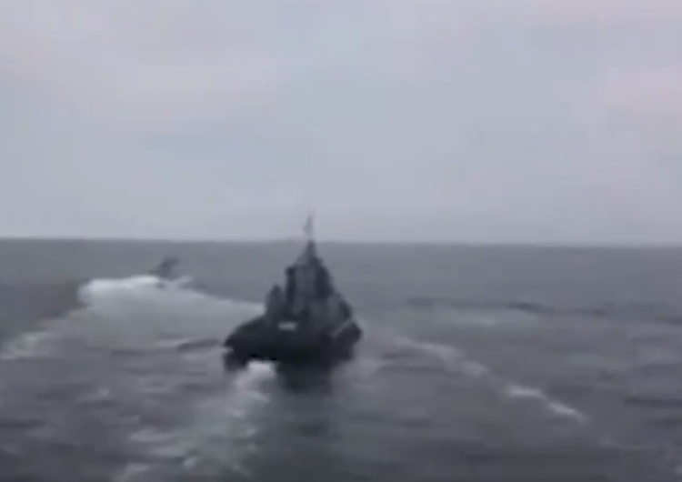  [video] Incydent na Morzu Azowskim. Rosjanie taranują ukraiński okręt