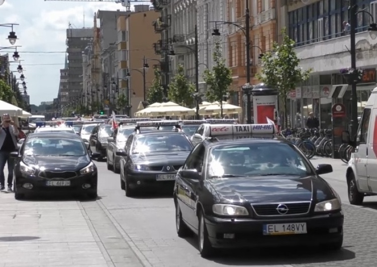  Dziś protest taksówkarzy. Na dwie godziny zablokują centrum Warszawy