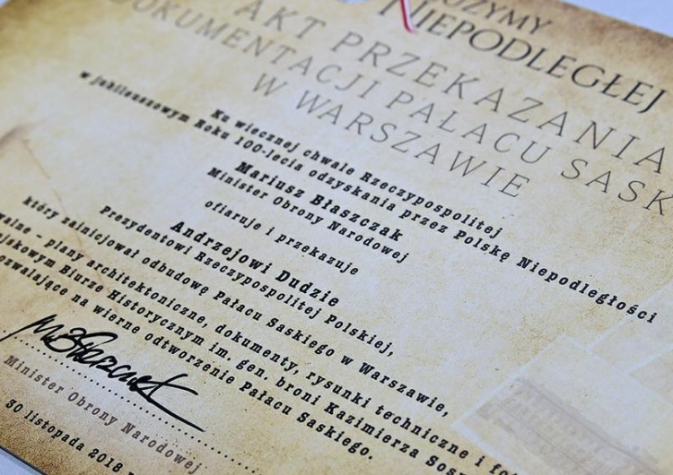 Pierwszy krok ku odbudowie Pałacu Saskiego wykonany