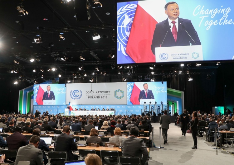 COP24 w Katowicach. Andrzej Duda: Polska jest przykładem kraju idącego ścieżką zrównoważonego rozwoju
