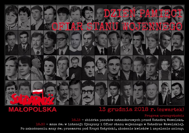 Dzień Pamięci Ofiar stanu wojennego w Krakowie