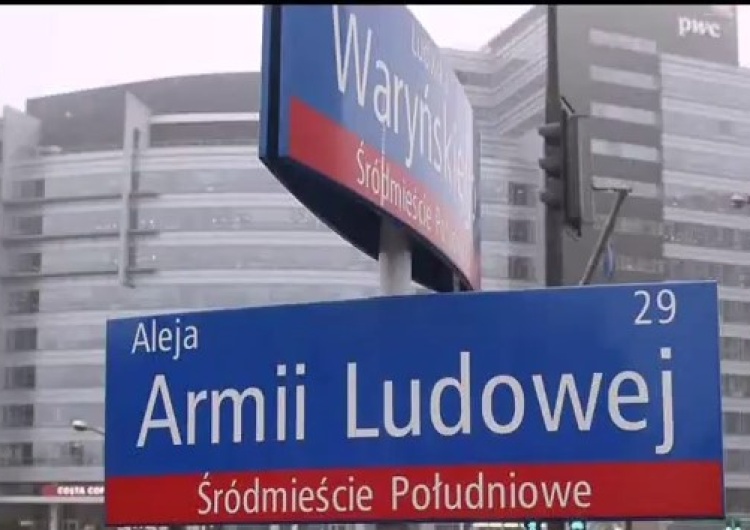13 grudnia 2018 roku. Decyzją władz Warszawy komuniści wracają w nazwach ulic