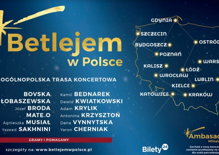 Rusza premierowa trasa koncertowa "Betlejem w Polsce"