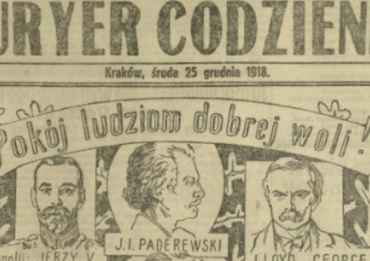 "Oto nam, oto Polakom rodzi się Bóg". Przegląd świąteczenej prasy z.... 1918 r.
