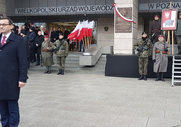 Premier w 100. rocznicę wybuchu Powstania Wielkopolskiego: Oni walczyli o całą Polskę