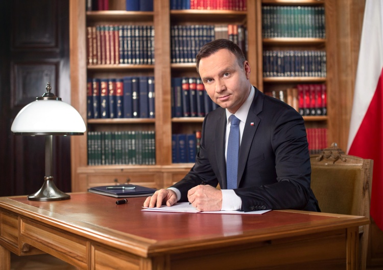 fot. Jakub Szymczuk Prezydent Andrzej Duda składa życzenia z okazji Święta Górnika