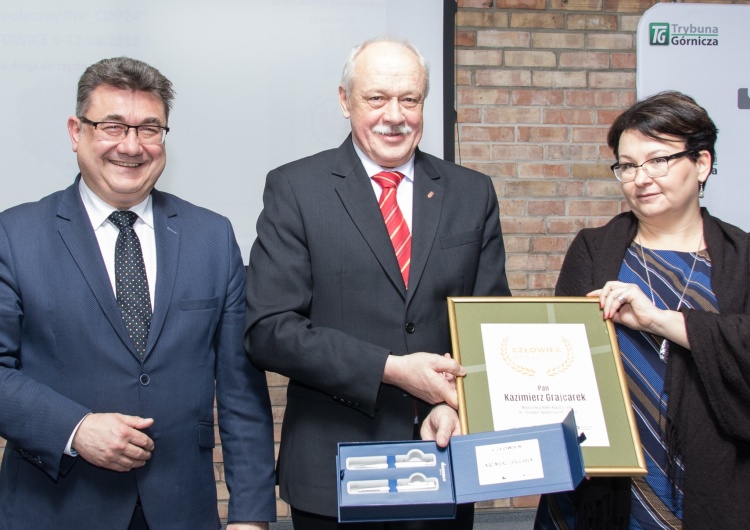 Kazimierz Grajcarek uhonorowany tytułem "Człowiek Roku Wydawnictwa Górniczego"