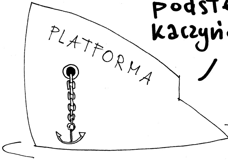  [Kliknij aby zobaczyć całość] Nowy rysunek Krysztopy: "Koło ratunkowe"