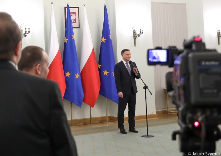 Na noworocznym spotkaniu prezydenta Dudy z dziennikarzami obecny był redaktor naczelny TS