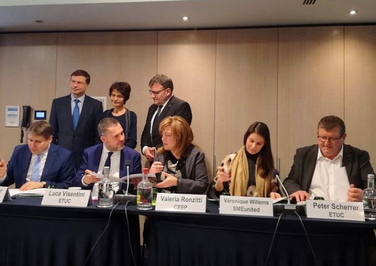 Europejscy partnerzy społeczni podpisali program wspólnych działań