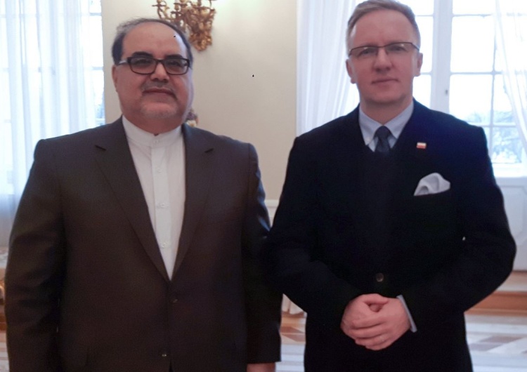 Krzysztof Szczerski spotkał się dziś z Ambasadorem Iranu. Tematem rozmów Konferencja Bliskowschodnia