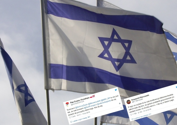  "Jedynym wyjściem odwołanie posiedzenia V4 w Izraelu". Burza w sieci po Konferencji Bliskowschodniej