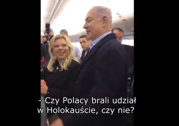  [video] Odsyłam do rzecznika - Netanjahu nie dementuje swoich słów o współpracy Polaków z nazistami