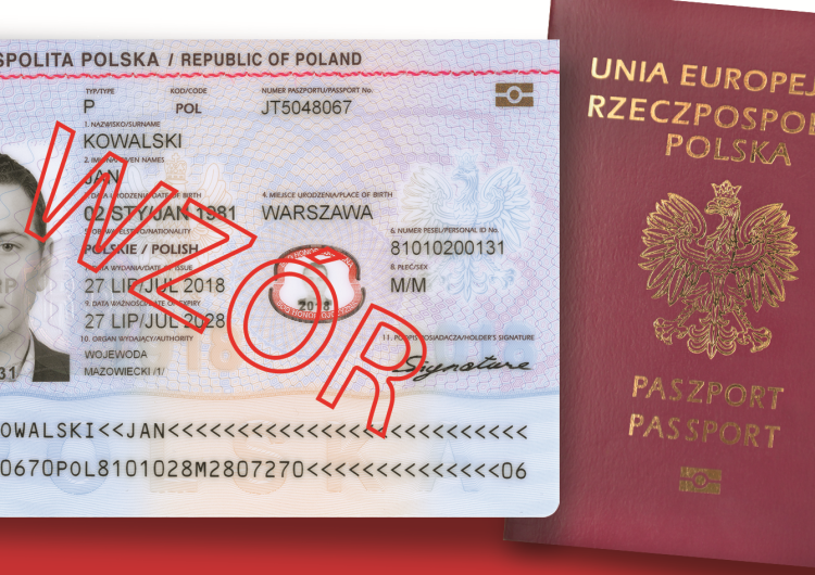 Ordo Iuris: Hasło „Bóg, Honor, Ojczyzna” na paszportach zgodne z Konstytucją