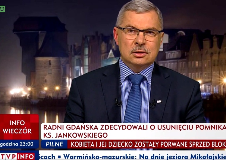  Krzysztof Dośla [S] w o decyzji gdańskiej rady miasta ws. pomnika ks. Jankowskiego: To bardzo zła decyzja