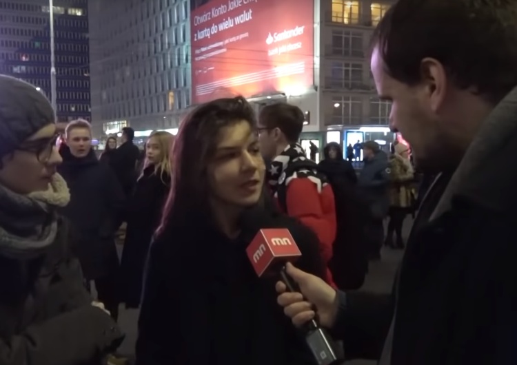  [video] Feminista [?] na "dyskotece" na Rondzie Dmowskiego: "Ja nie jestem za niepodległością Polski"