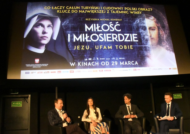 Tomasz Gutry [Fotorelacja] "Miłość i Miłosierdzie" film o św. Faustynie. Co łączy cudowny obraz z Całunem Turyńskim?