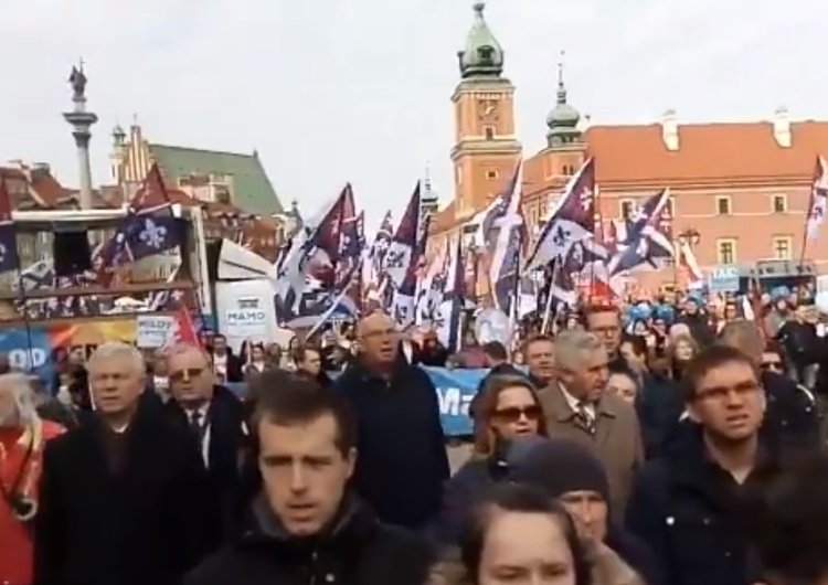  [video] Ruszył Narodowy Marsz Życia! Hymn narodowy