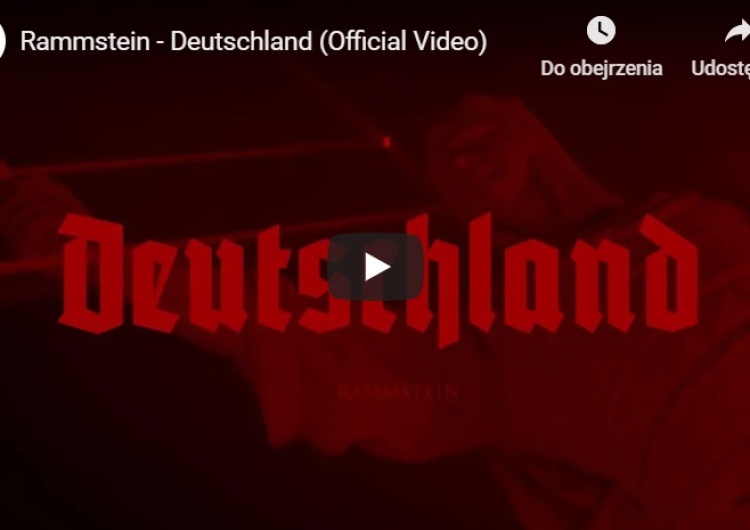  Krysztopa: Rammstein oburzył również dlatego, że na nowo połączył zbrodnie III Rzeszy ze słowem "Niemcy"