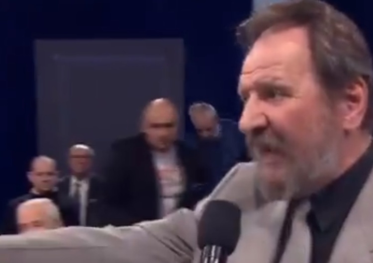  [video] Studio Polska. Ostro: "Ten pan [PSL] mnie straszył. Kłamię? Niech mnie pan poda do sądu". Ta mina