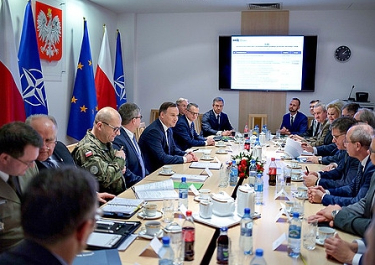  Spotkanie Prezydenta Andrzeja Dudy z przedstawicielami przemysłu zbrojeniowego i nauki