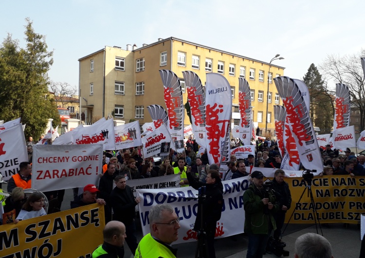  [Fotorelacja] Protesty Solidarności w całej Polsce