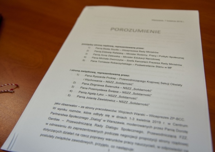 "Nie ulegajmy demagogii ZNP". Krajowa Sekcja Oświaty "S" ostro wobec dezinformacji płynącej z mediów