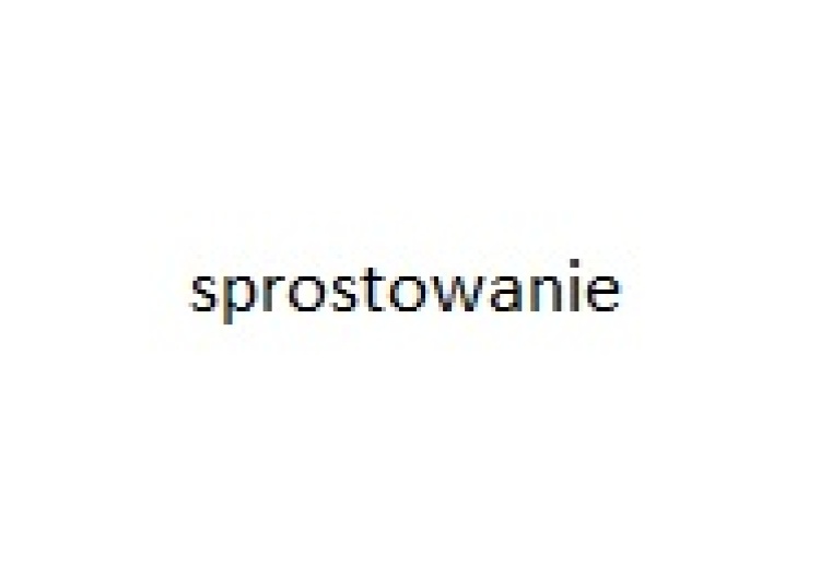  Sprostowanie