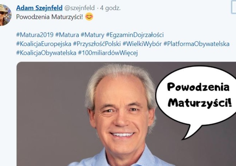 Politycy. Wczoraj popierali blokowanie egzaminów, dziś lansują się na życzeniach dla maturzystów