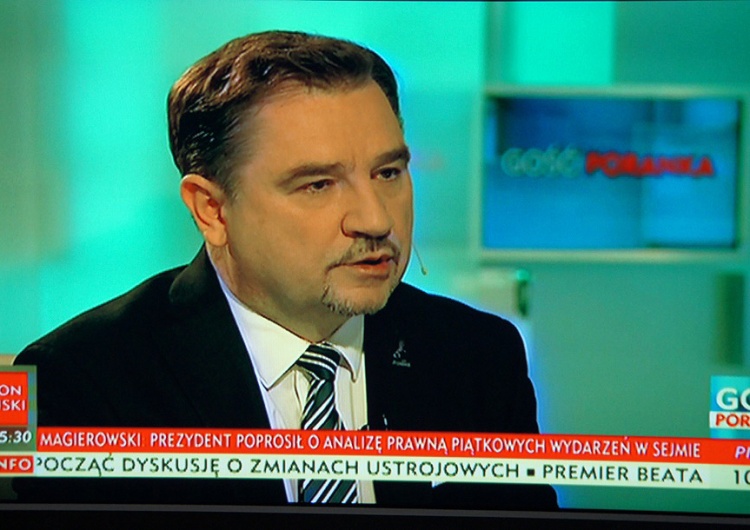 fot. P.Machnica "Żyjemy w wolnym i demokratycznym kraju". Piotr Duda w TVP Info