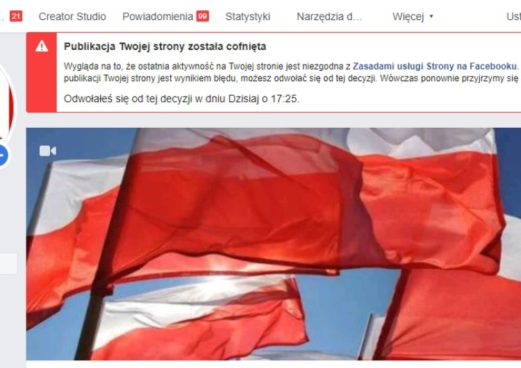 Przedwyborczych "cudów" c.d. Na FB zablokowano stronę "Którędy na Lemingrad" bez podania przyczyny