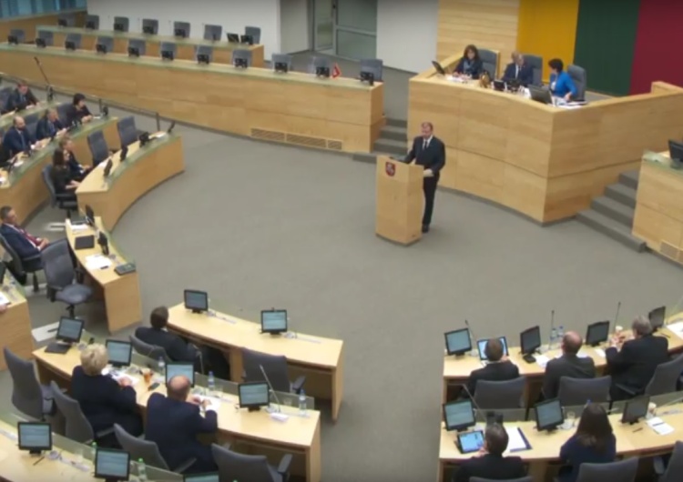 Litewski Sejmas podjął rezolucję wzywającą do poprawy stosunków z Polską