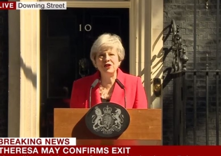  [video] Pilne! Premier Wielkiej Brytanii Theresa May podała się do dymisji