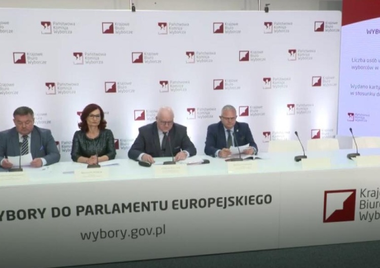  PKW podała frekwencję w dzisiejszych wyborach do  PE