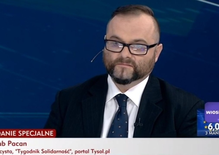  Jakub Pacan w TVP Info: "Koalicja Europejska nie wyciąga wniosków i to jest ich problem"