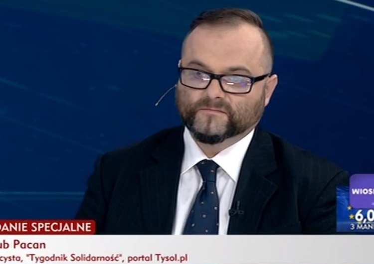 Jakub Pacan w TVP Info: "Koalicja Europejska nie wyciąga wniosków i to jest ich problem"