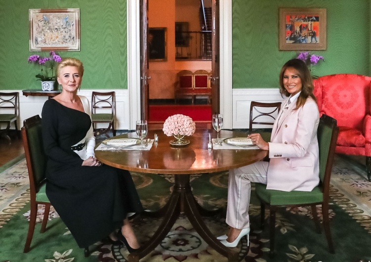 Spotkania Agaty Kornauser-Dudy z Melanią Trump oraz z przedstawicielami Polonii