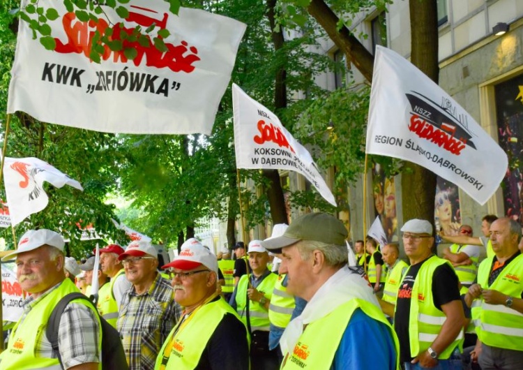  Górnicy będą protestować przed siedzibą Prawa i Sprawiedliwości w Warszawie