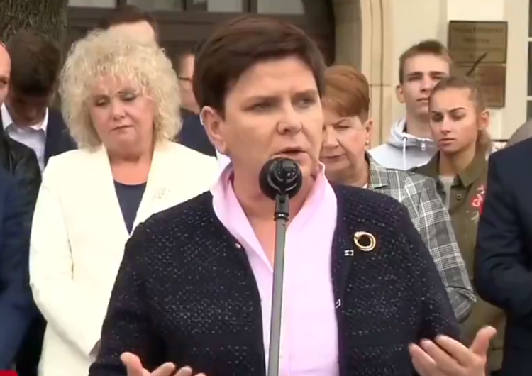  [Wideo] Beata Szydło w Węgrowie: Jesteśmy po to, żeby wam służyć