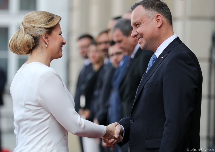  Prezydent Słowacji z pierwszą oficjalną wizytą w Polsce. Pośród tematów - Trójmorze