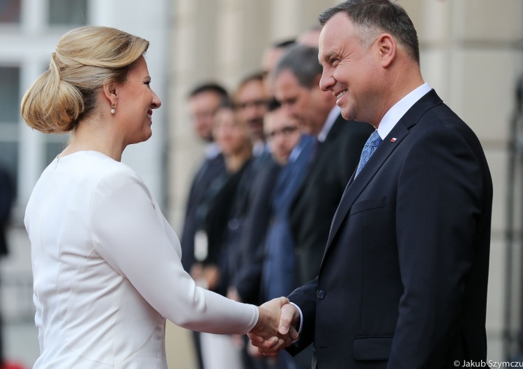Prezydent Słowacji z pierwszą oficjalną wizytą w Polsce. Pośród tematów - Trójmorze