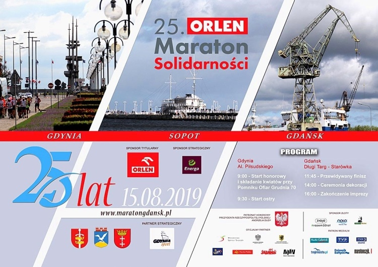 Maraton "Solidarności" 2019. Pobiegną już po raz 25-ty